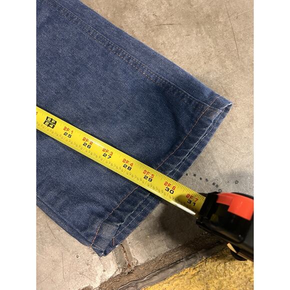 Vintage 70s Orange Tab Jeans Levi’s Men’s 34 X 30 Talon Zipper - Picture 14 of 16